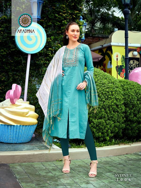 Aradhna Sydney Vol 1 Designer Fancy Kurti With Dupatta Collection